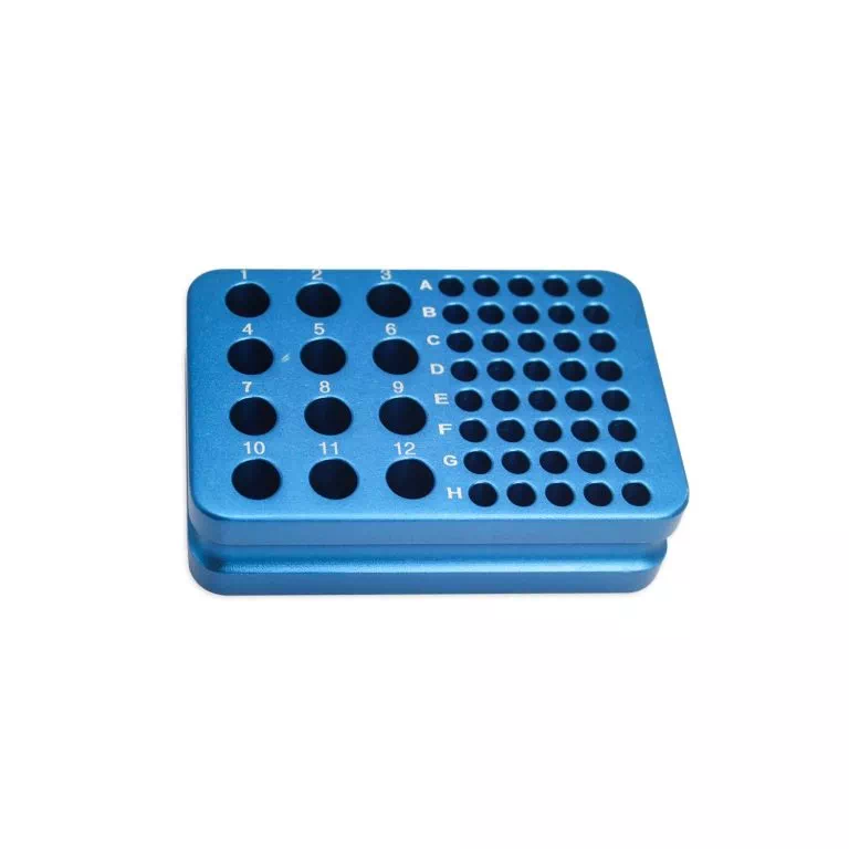 BS-MCB-B Metal CoolBox, 멀티 메탈 쿨박스 | 0.2mL & 1.5mL/2.0mL 겸용 알루미늄 튜브랙