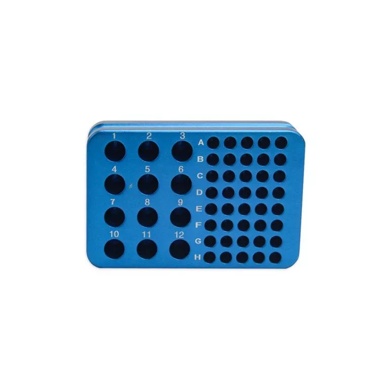 BS-MCB-B Metal CoolBox, 멀티 메탈 쿨박스 | 0.2mL & 1.5mL/2.0mL 겸용 알루미늄 튜브랙 - 이미지 3