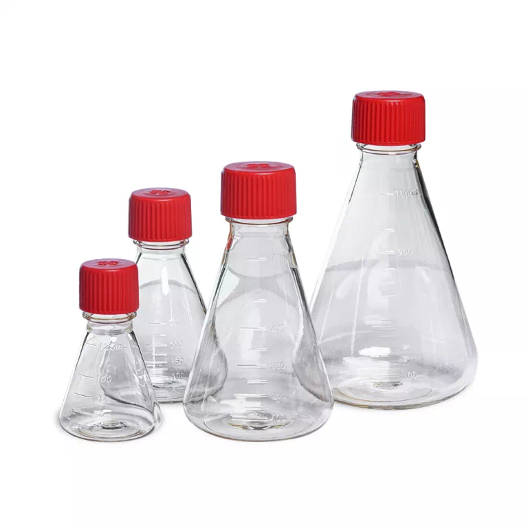 PETG Erlenmeyer flask Flat Base with vent cap 멸균 4종 | LABSELECT - 이미지 5