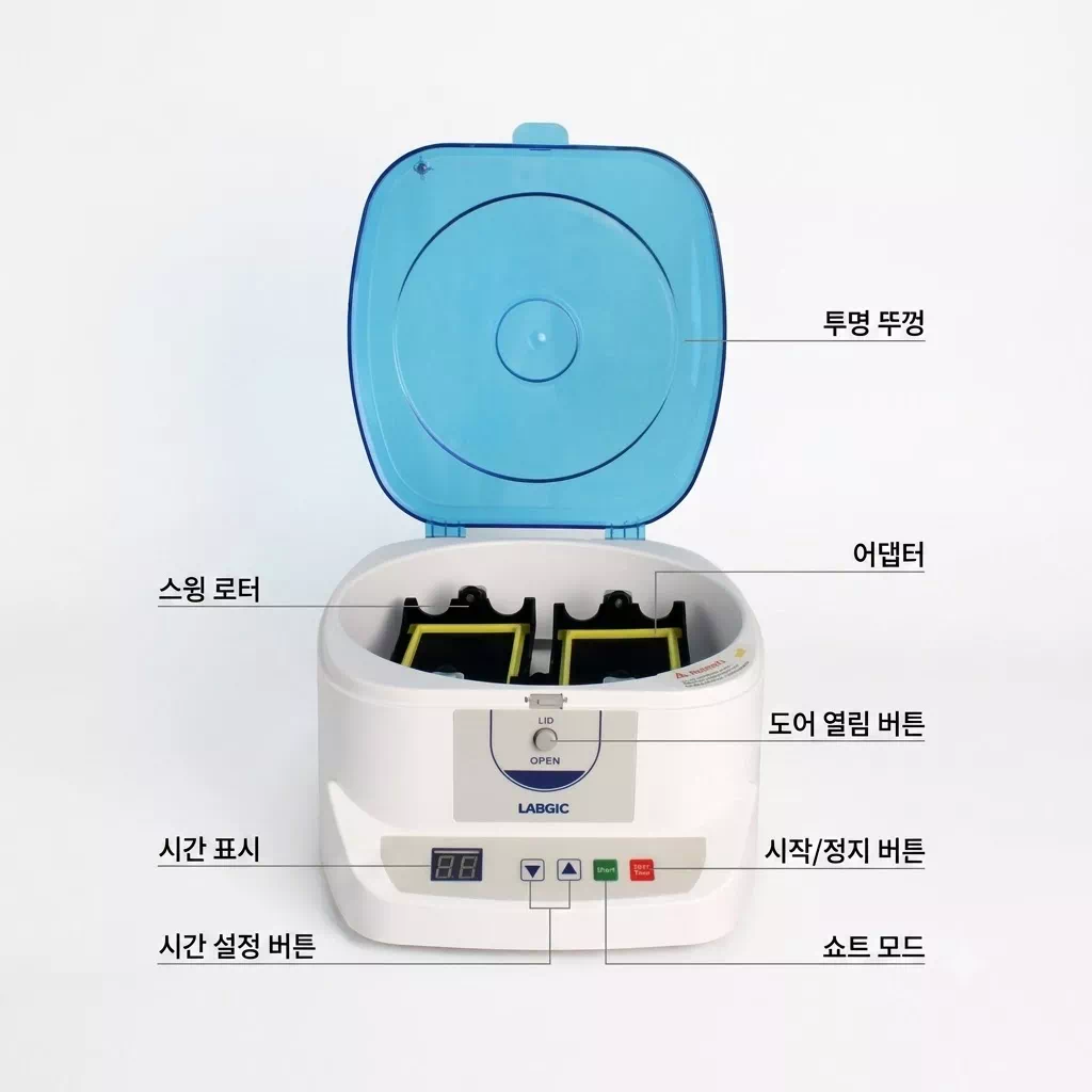 L-CFM-2500 Horizontal Microplate Centrifuge 마이크로플레이트 원심분리기 | LABGIC - 이미지 2